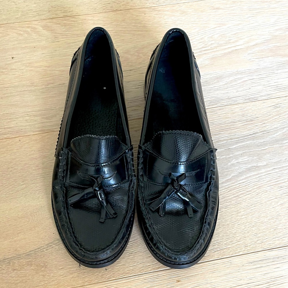 TOP SHOP BLACK LOAFERS